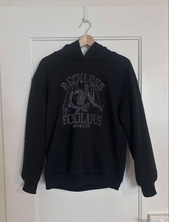 hoodie Kapuzenpullover Reckless Scholars schwarz 