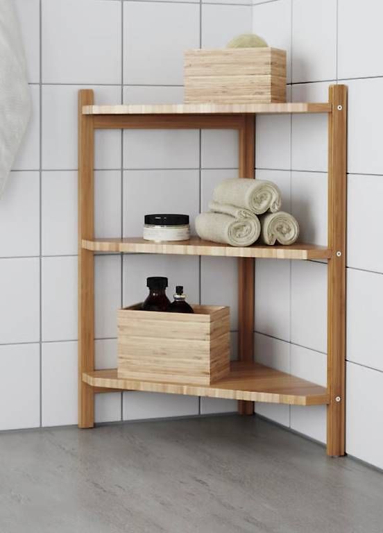 Scaffali: Waschbecken-/Eckregal, Bambus, 34x60 cm – Usato da Zürich venduto da Naemizi