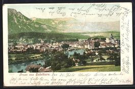 Solothurn, Ortsansicht mit Brücke aus d