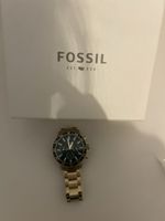 Fossil Uhr goldfarbig mit Box neuwertig 