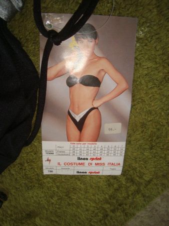 vintage 80iger years Bikini LineaSprint "Tiziana" s.42 Italy