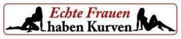 Blechschild-ECHTE FRAUEN HABEN KURVEN