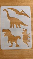 Basteln - Schablone Dinosaurier - A5 I AM CREATIVE