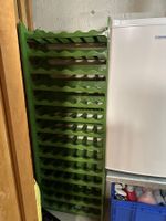 Gebrauchtes Weinregal für 84 Flaschen, Grün, Top Zustand!