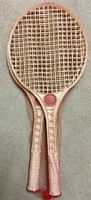 2 neue Beach-Tennisschläger Farbe weiss