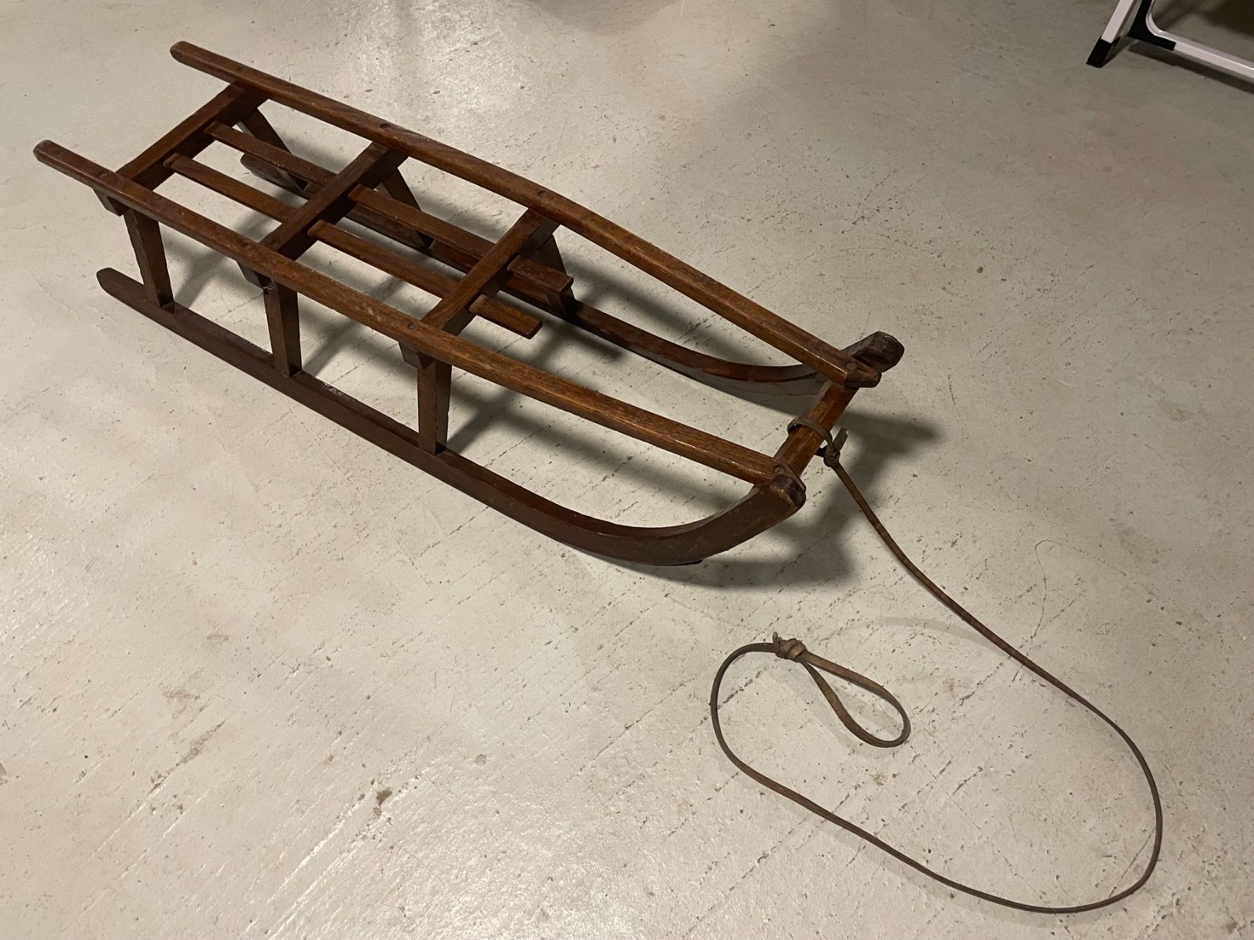 Slitta: Schlitten, sehr alter Keilschlitten, ca. 120 cm – Usato da Menziken venduto da fiat-500
