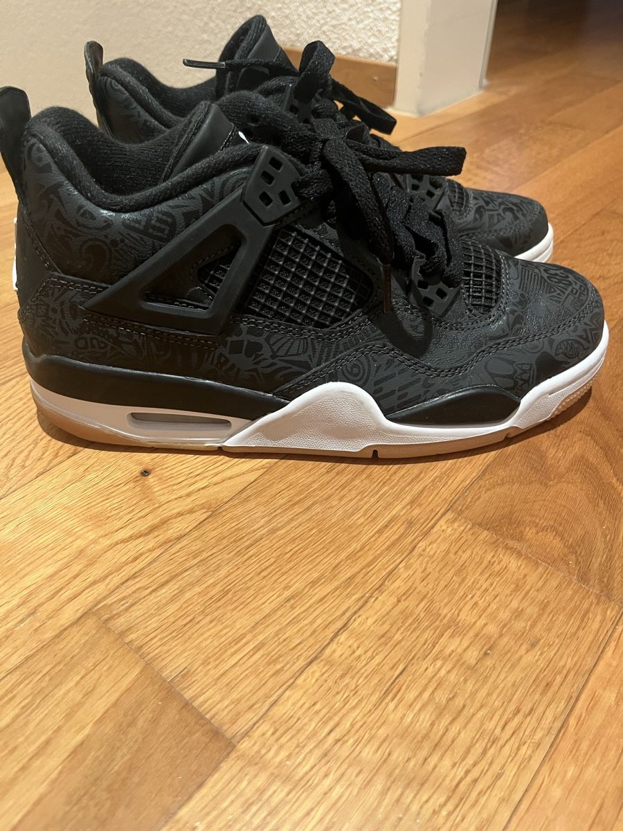 Jordan Scarpe da uomo: Air Jordan 4 Retro Black Laser Sneaker – Usato da Zürich venduto da JB23JB 1
