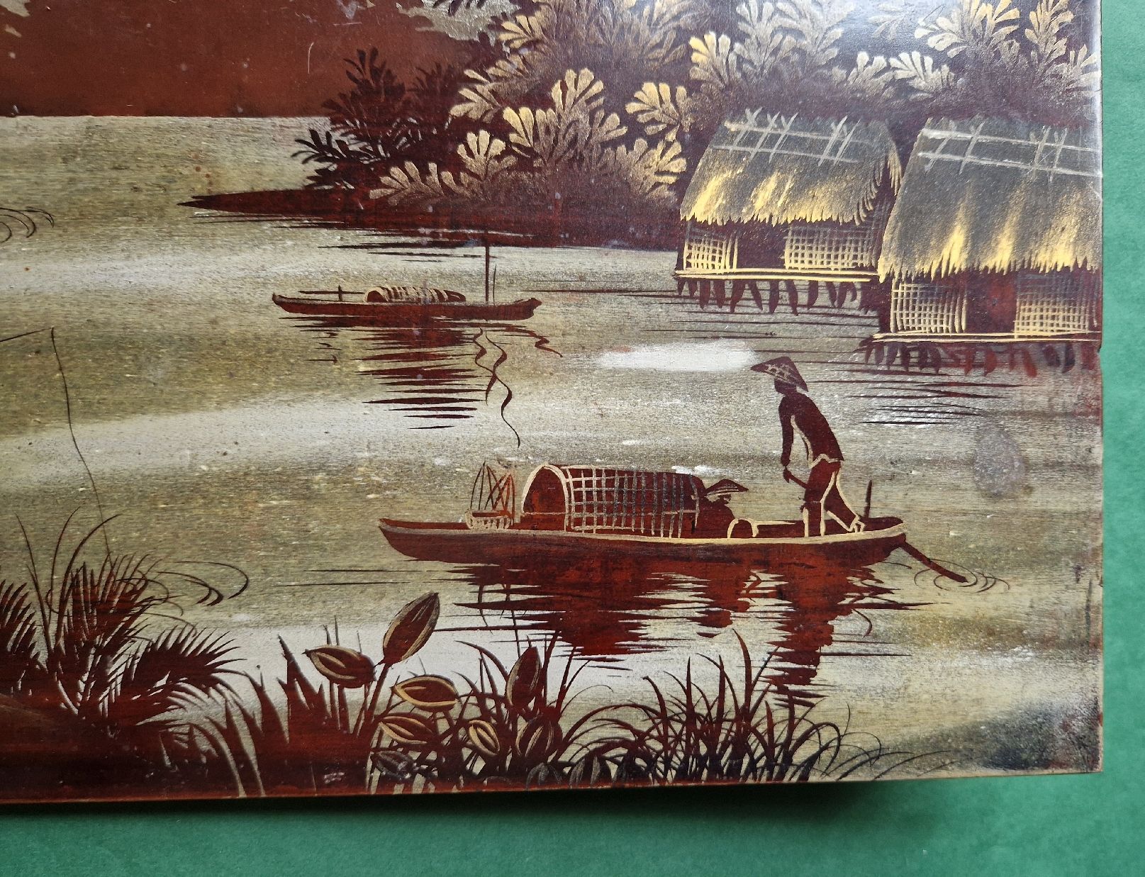 Foto & Immagini: Vintage Bild Angler Boot Vietnam 1950 – Usato da Seengen venduto da Seestern77 3