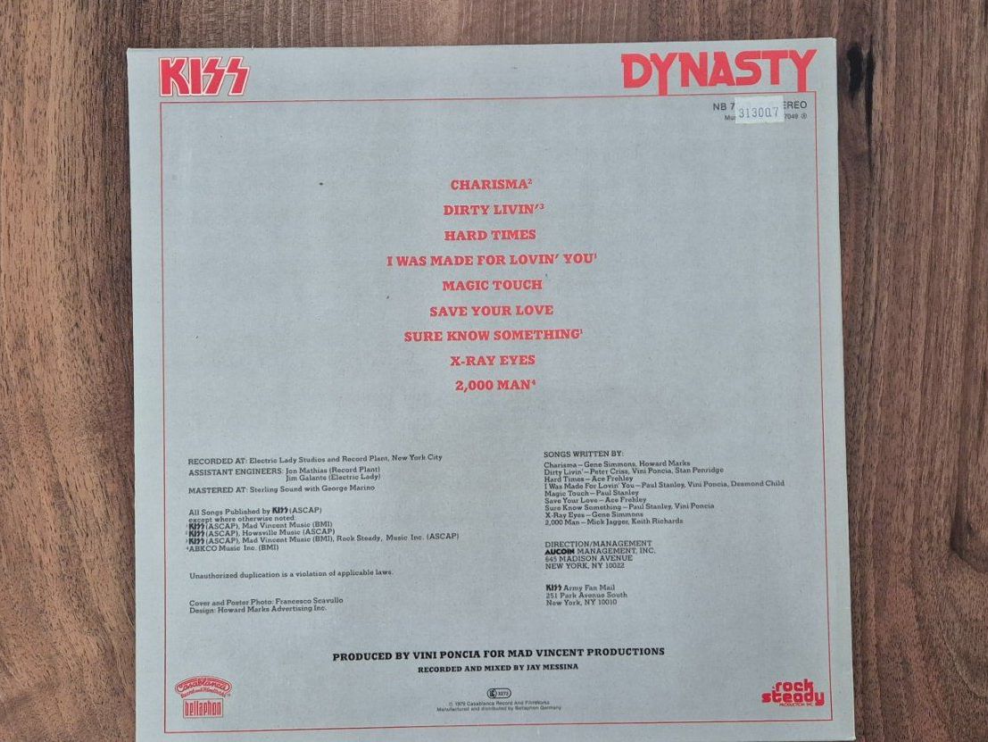 Dischi in vinile: KISS Dynasty – Usato da Emmenbrücke venduto da eneredi 1
