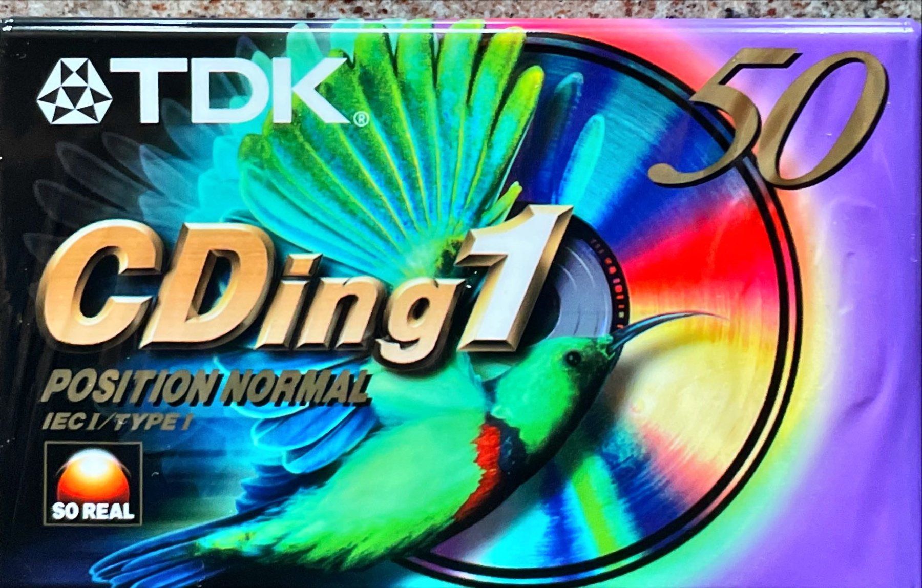 Kompaktkassetten: TDK CDing1 IEC I / Type I / Normal Position 50 Min. – Neu und originalverpackt aus Lachen SZ von philst