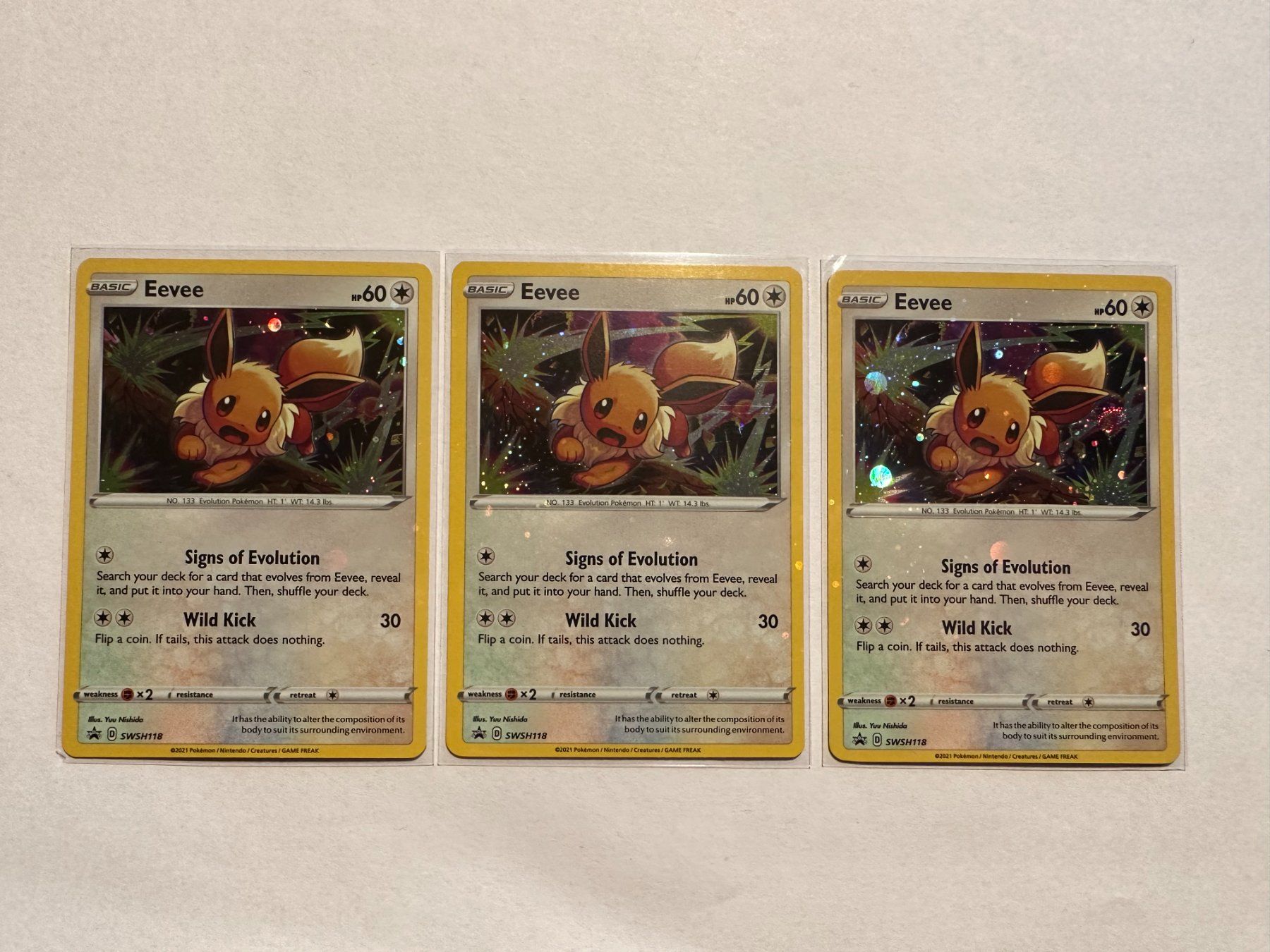 Pokémon Carte collezionabili: Eevee holo bleed SWSH Promo Set EN – Usato da Hagendorn venduto da Pokecollectorch