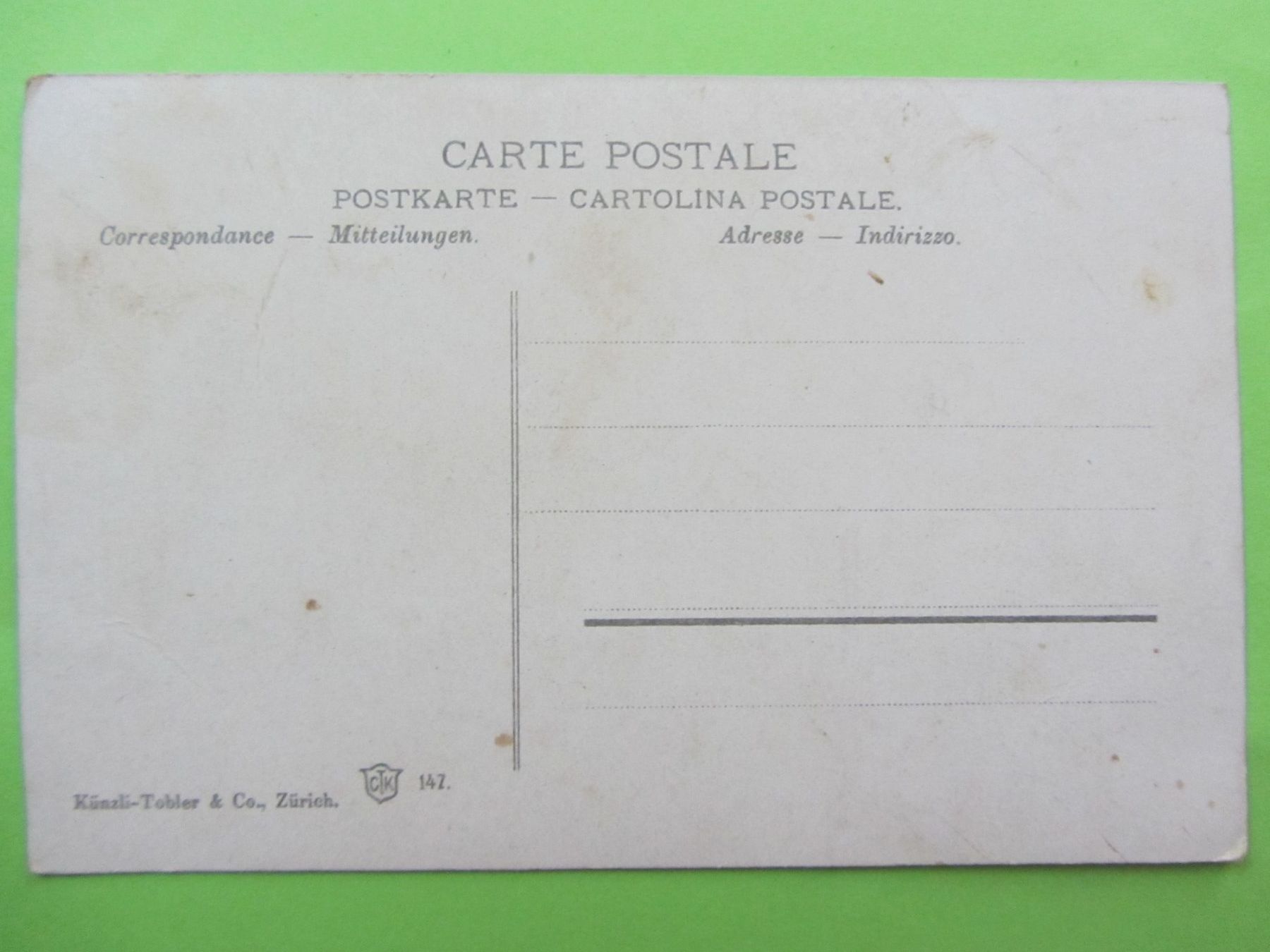 Cartoline postali: Ansichtskarte, Zürich, Enge – Usato da Malters venduto da Hausi88 1