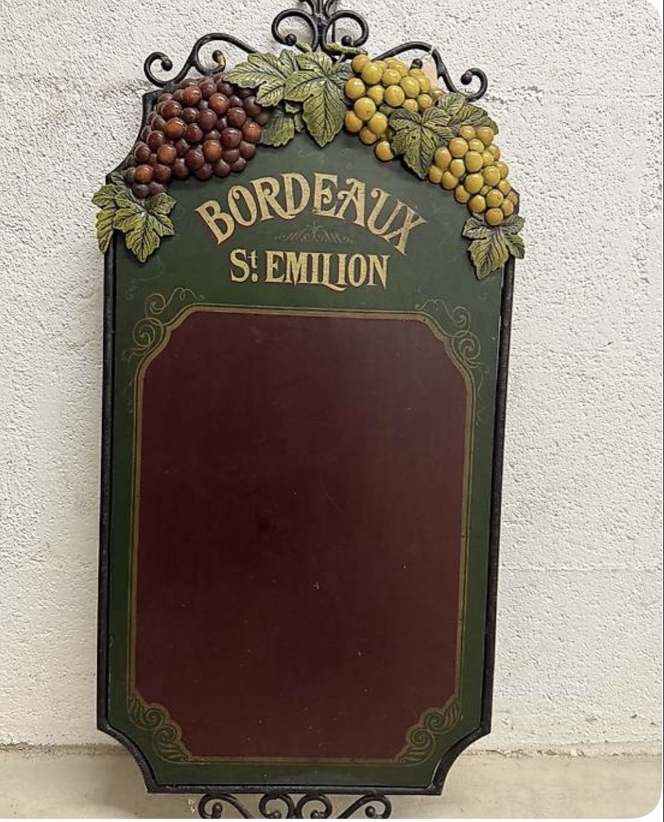 Ecriteaux: Grande ardoise/plaque déco Bordeaux – D'occasion à Crassier par GGblue23515