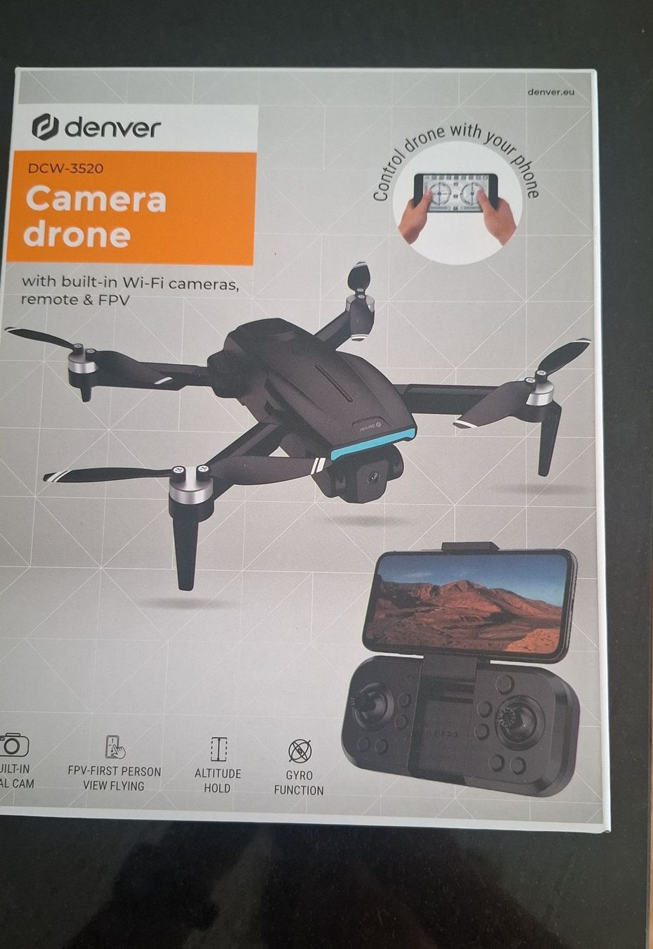 Videocamere: Drone Denver DCW-3520 Drone Caméra FPV – Nuovo e nell'imballaggio originale da Les Paccots venduto da vit_9l76