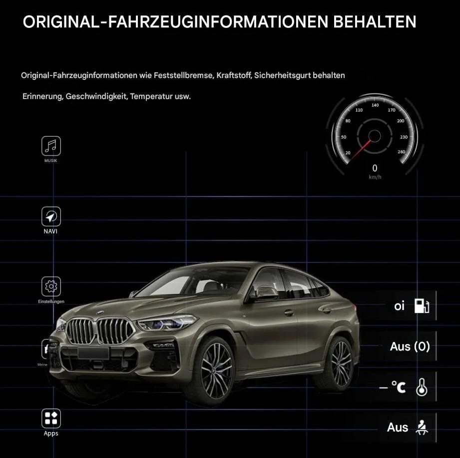Lettore multimediale & Streamer: Multimedia Navi für BMW X5 X6 E70 E71 E72 Android System – Nuovo e nell'imballaggio originale da Chur venduto da shop.chur 3