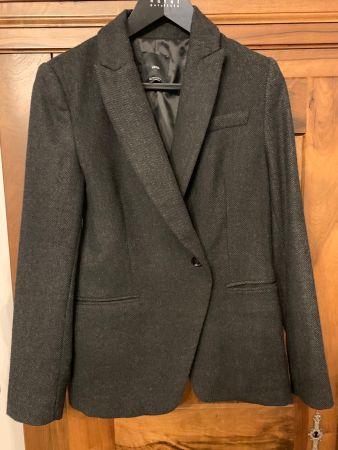 Blazer MANGO schwarz meliert / M