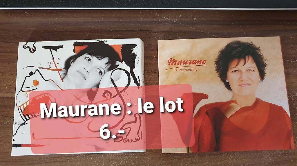 CDs: Cds de Maurane – D'occasion à Chamoson par Chricou7