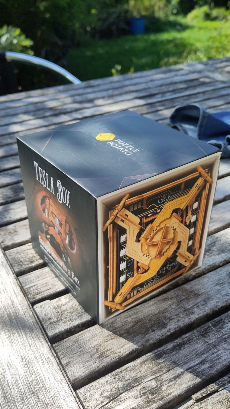 Giochi: Puzzle Potato Tesla Box - Rätselbox – Usato da Wattwil venduto da kleberrolle 2