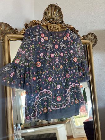 Needle&thread embrodied top (EU36/fits S)