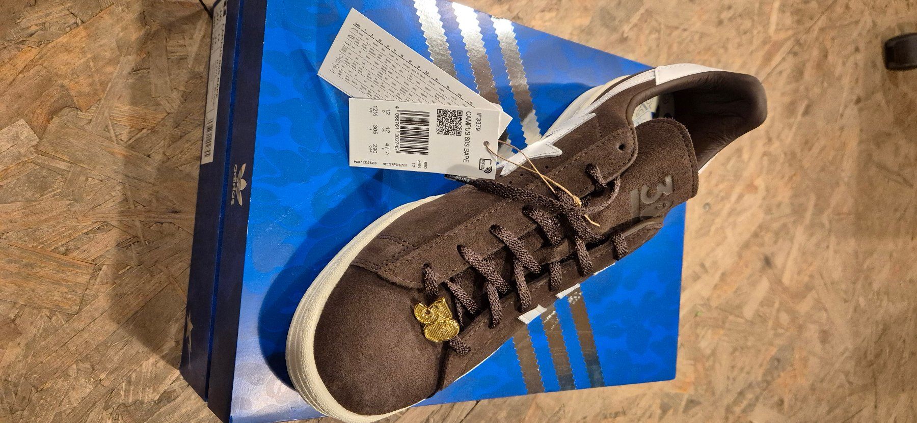 Bape Scarpe da uomo: adidas Campus 80s Bape 30e anniversaire marron – Nuovo e nell'imballaggio originale da Mollens VD venduto da djoul01 3