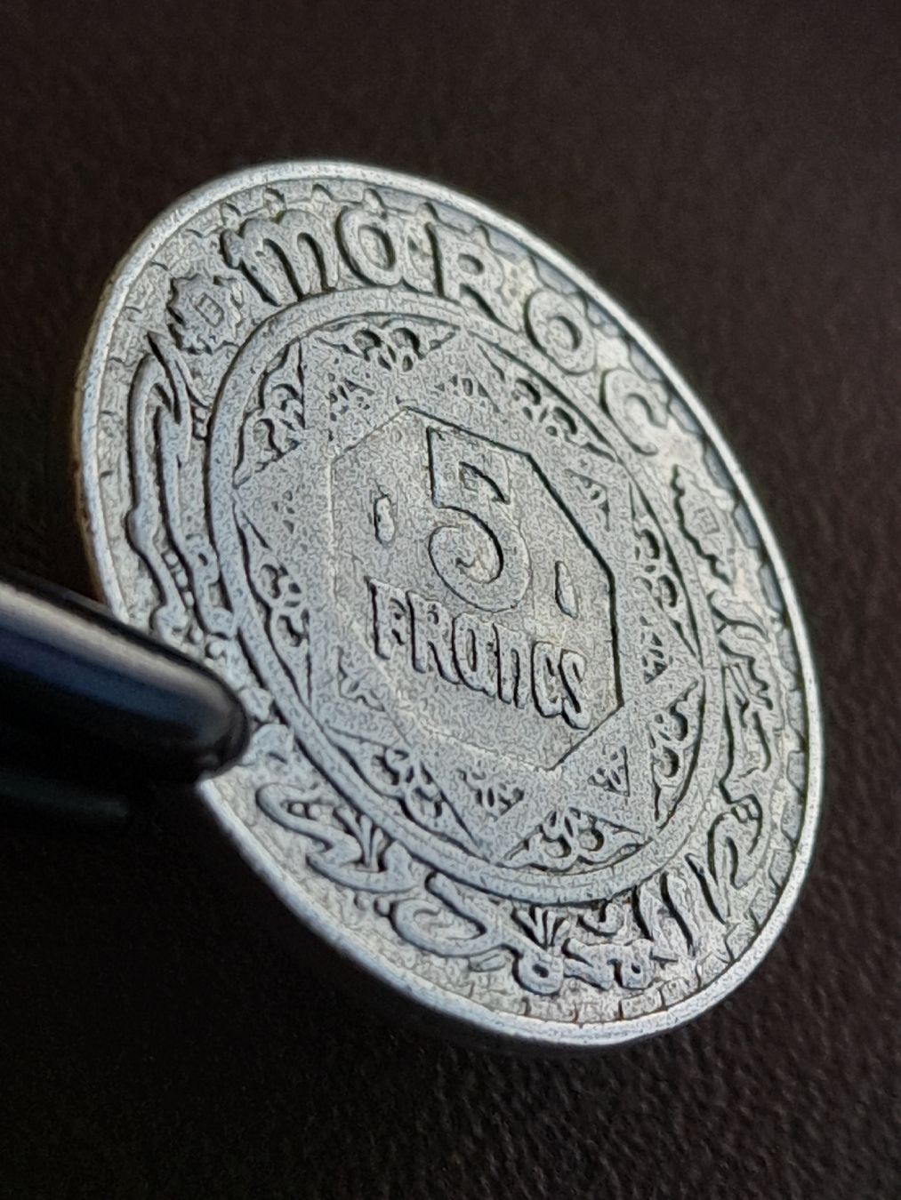Alle Münzen: 5 Francs 1951 Marokko  – Gebraucht aus Basel von Basel_20 2