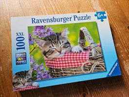 Ravensburger Puzzle Katze 100 Teile xxl