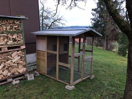 Hühnerstall Kleintierstall mit Voliere
