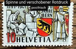 MA282) 253,Pf, Abart Spinne und ver. Rotdruck postfrisch