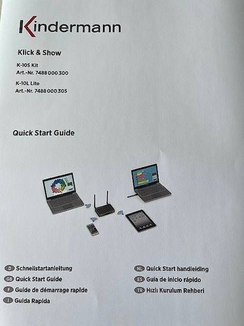 WiFi: Klick & Show K-10S Kit von Kindermann – Usato da Au ZH venduto da muetz4 4