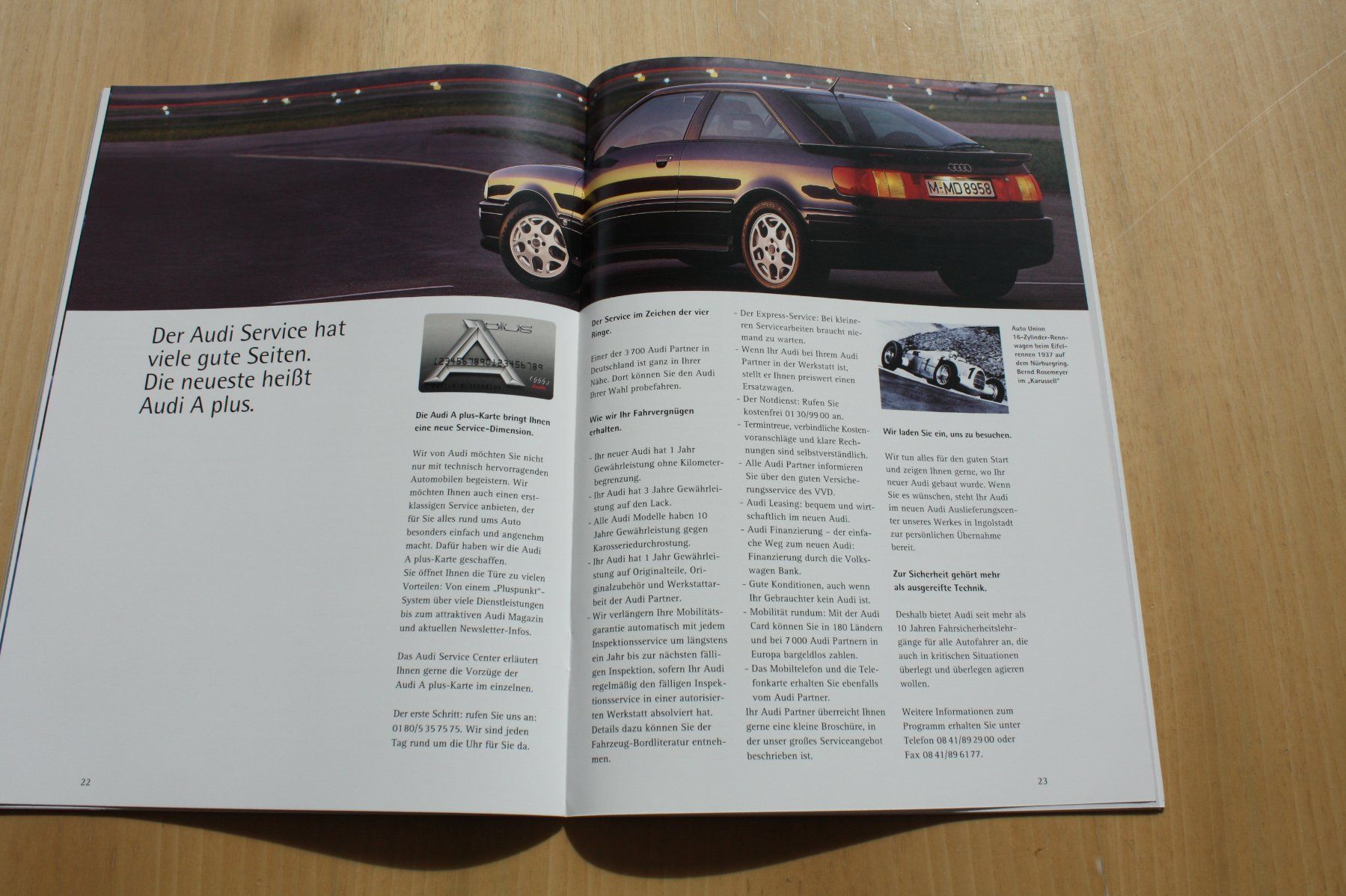 Audi Documenti: Audi Coupe & Coupe S2 Prospekt 3/1995 – Usato da Wikon venduto da erwin400 5