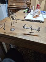 Metallfiguren Deko: Wippe + Velo-Mobile (H)