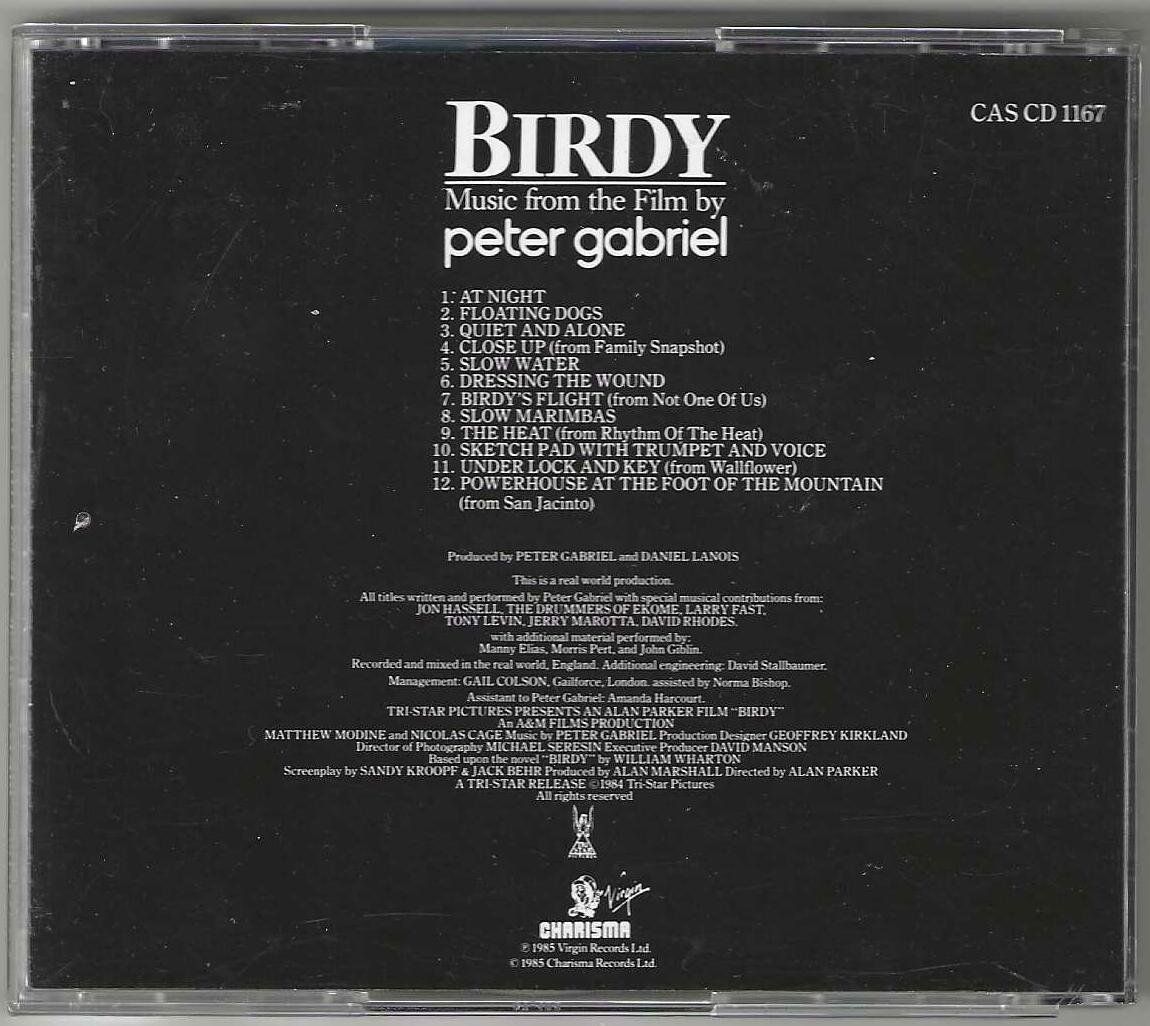 CDs: Peter Gabriel - Birdy – Gebraucht aus Genève von CDLPBookS 1