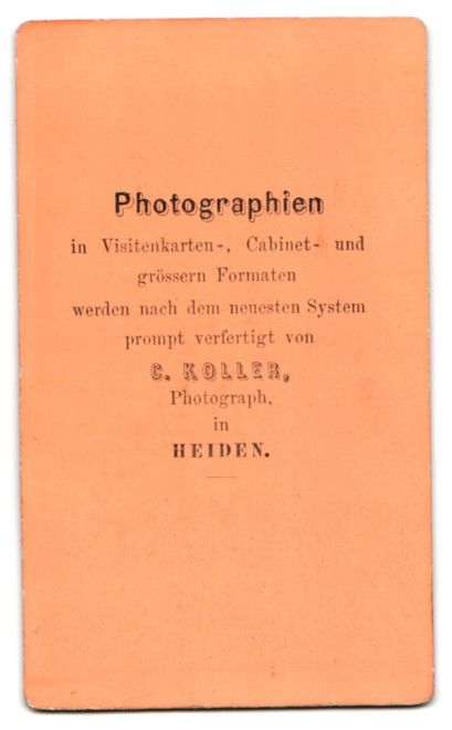 Fotografie & Manifesti: Fotografie C. Koller, Heiden, Charmanter – Usato da Berlin venduto da bartko-reher 1