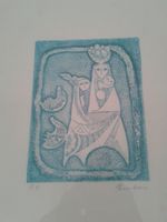 Lithographie Sami Bourhan Unikat P.C. Original RAR