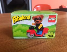 1979 Lego Fabuland Ricky Racoon on his Scooter MISB NEU