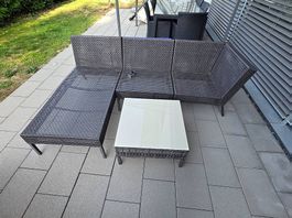 Gartenlounge inkl. Tisch