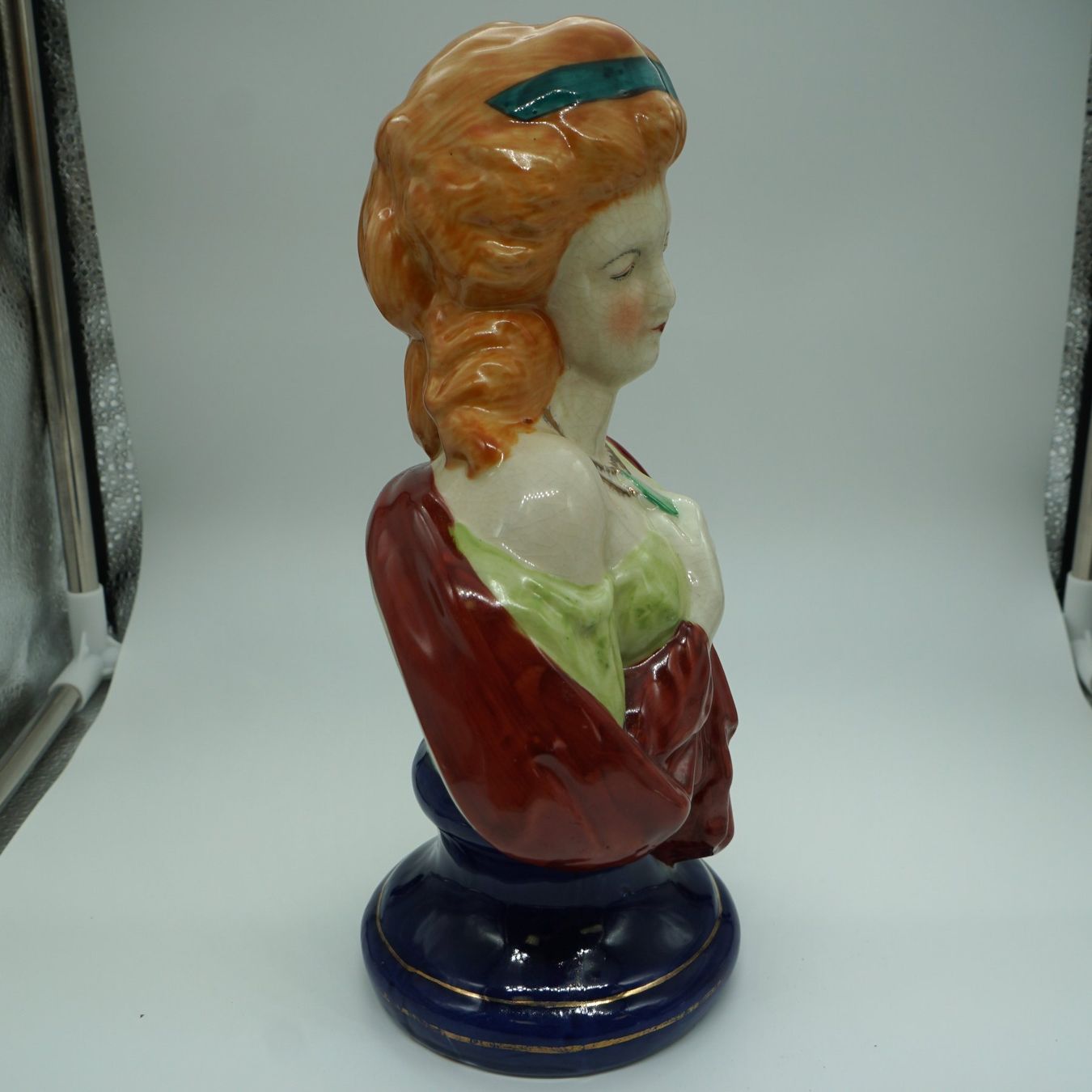 Figurines: Vintage Keramik-Büste einer eleganten Dame – D'occasion à Volketswil par brockipfannenstil 4