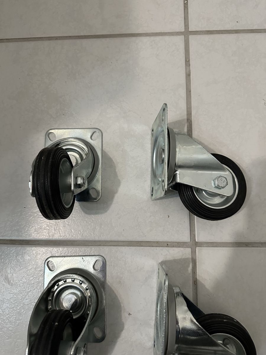 Altro per stoccaggio & trasporto: Roulettes pivotantes 80mm / 4pcs – Nuovo (secondo la descrizione) da Embrach venduto da niz_8sff 3