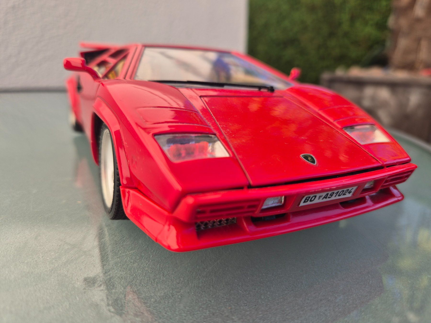 Lamborghini Modellini d'auto: Lamborghini Countach Burago 1:18. Top. – Usato da Oberbuchsiten venduto da laffite54 2