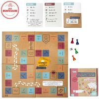 MONTESSORI - jeu de l oie des mathematiques ( NEUF )