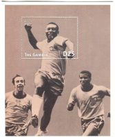 Block "Fussball. Pelé". Gambia