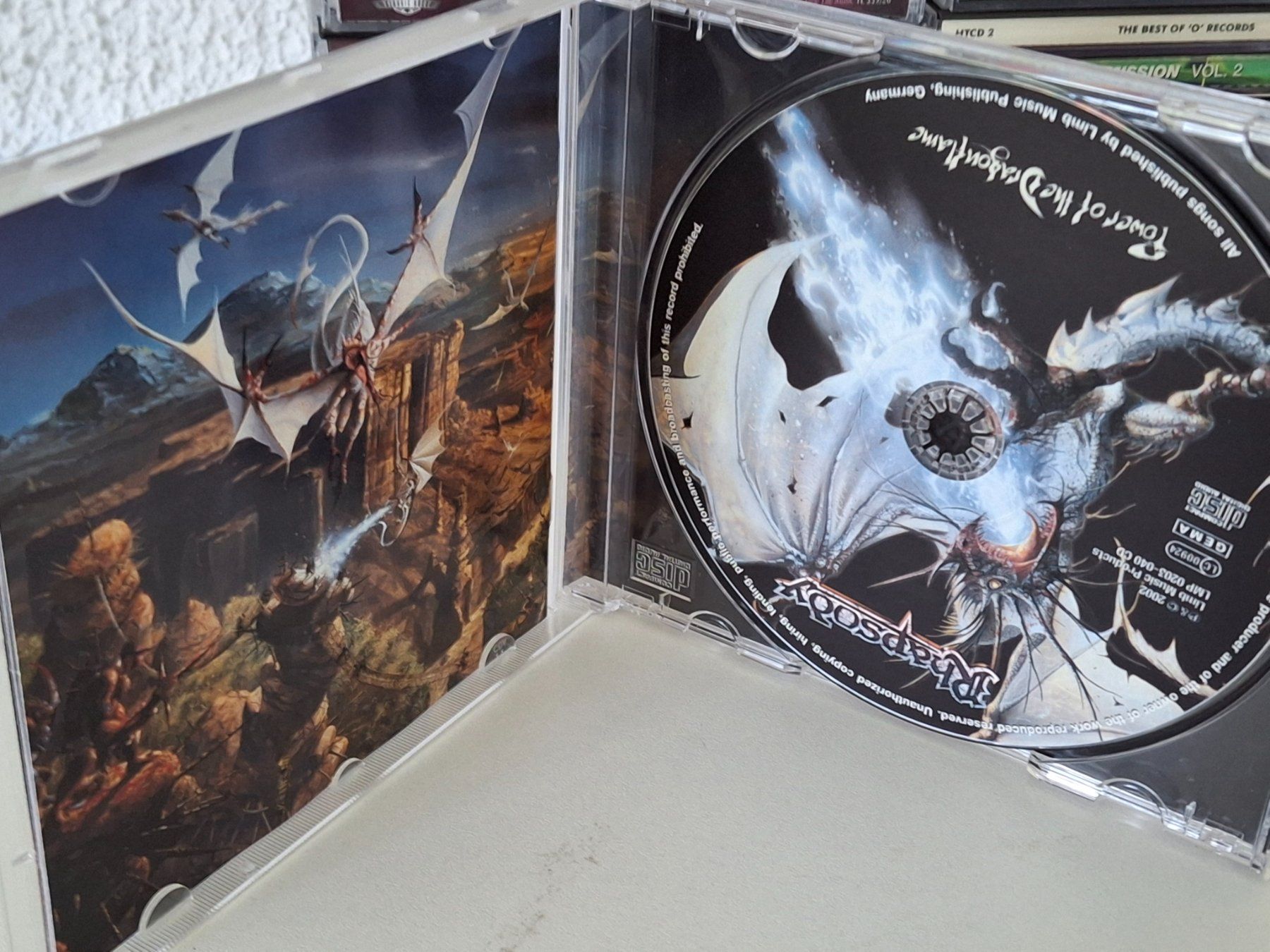 CD: CD CD Rhapsody - Power of the Dragonflame – Usato da Aarberg venduto da Jackup1 2