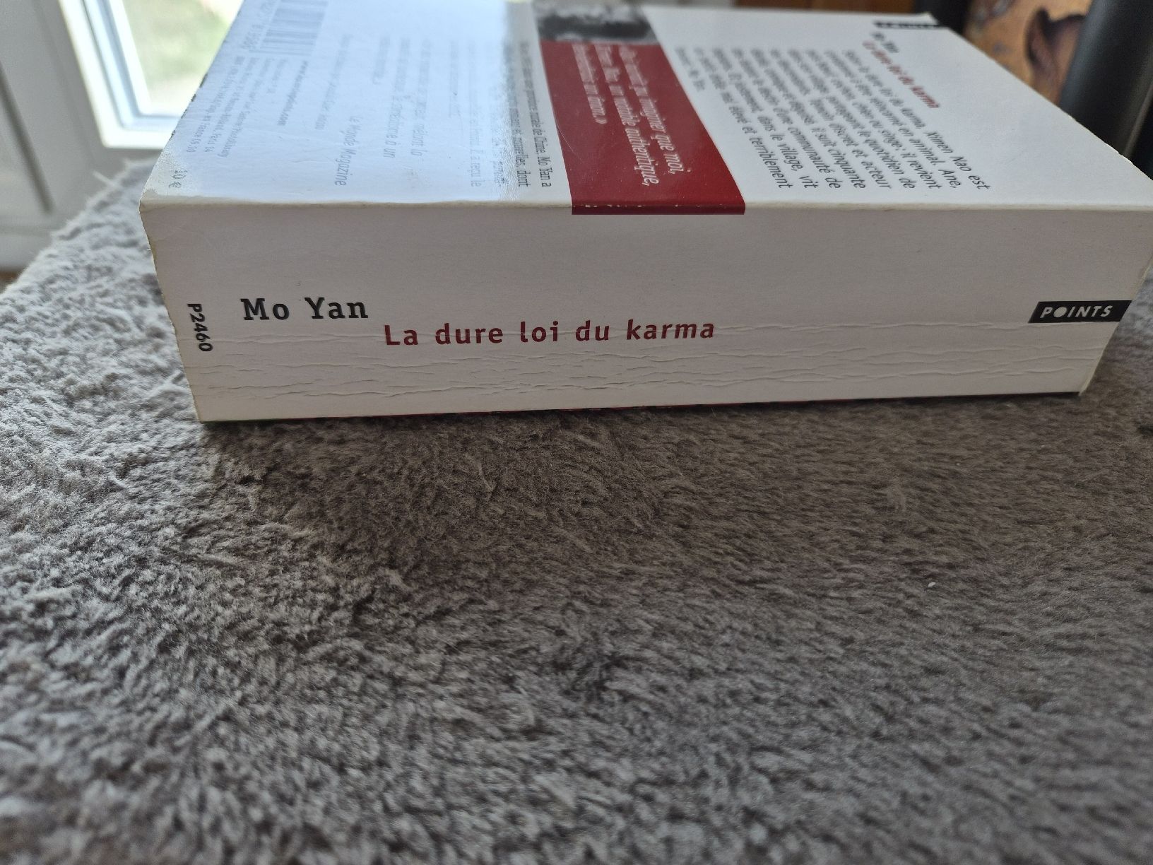 Livres: Mo Yan - La dure loi du karma, édition Points – D'occasion à La Joux FR par car_ck96 5