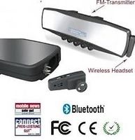 Rétroviseur BT88 Main Libre Bluetooth neuf + Lecteur Mp3