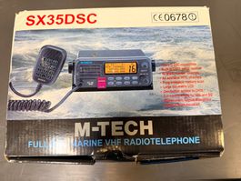 Marine Funkgerät M-Tech SX35DSC für Boote neuwertig