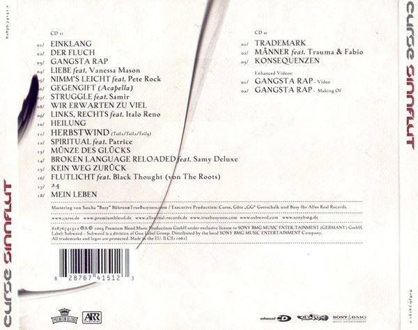 CD: Curse – Sinnflut – Usato da St.Gallen venduto da jalamusic 1