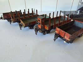 Märklin 5 Stück verschiedene Güterwagen