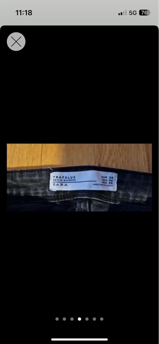 Zara Jeans: Jeans Zara gr38 . Schwarz Denim – Usato da Aeschlen ob Gunten venduto da Sonjan 1