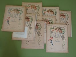 7 alte KUNST Illustrierte