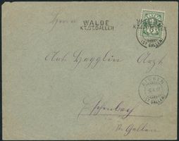 SG Walde - Stabstempel - Ricken - Brief - St. Gallenkappel